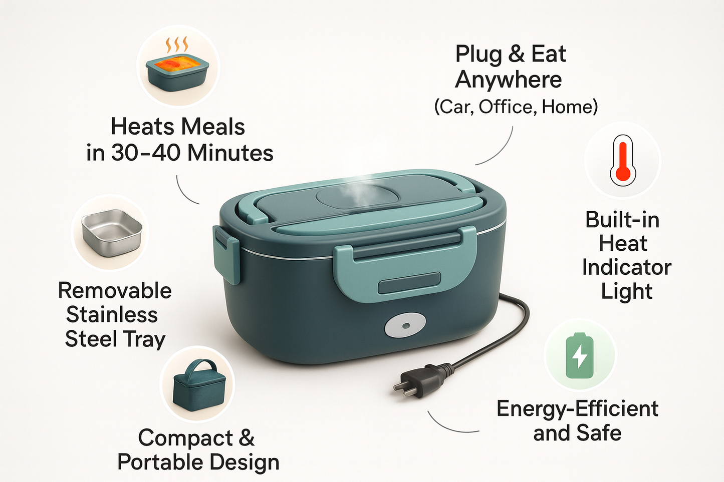 HeatMate Pro™ — Hot, Homemade Meals Anywhere 🔥